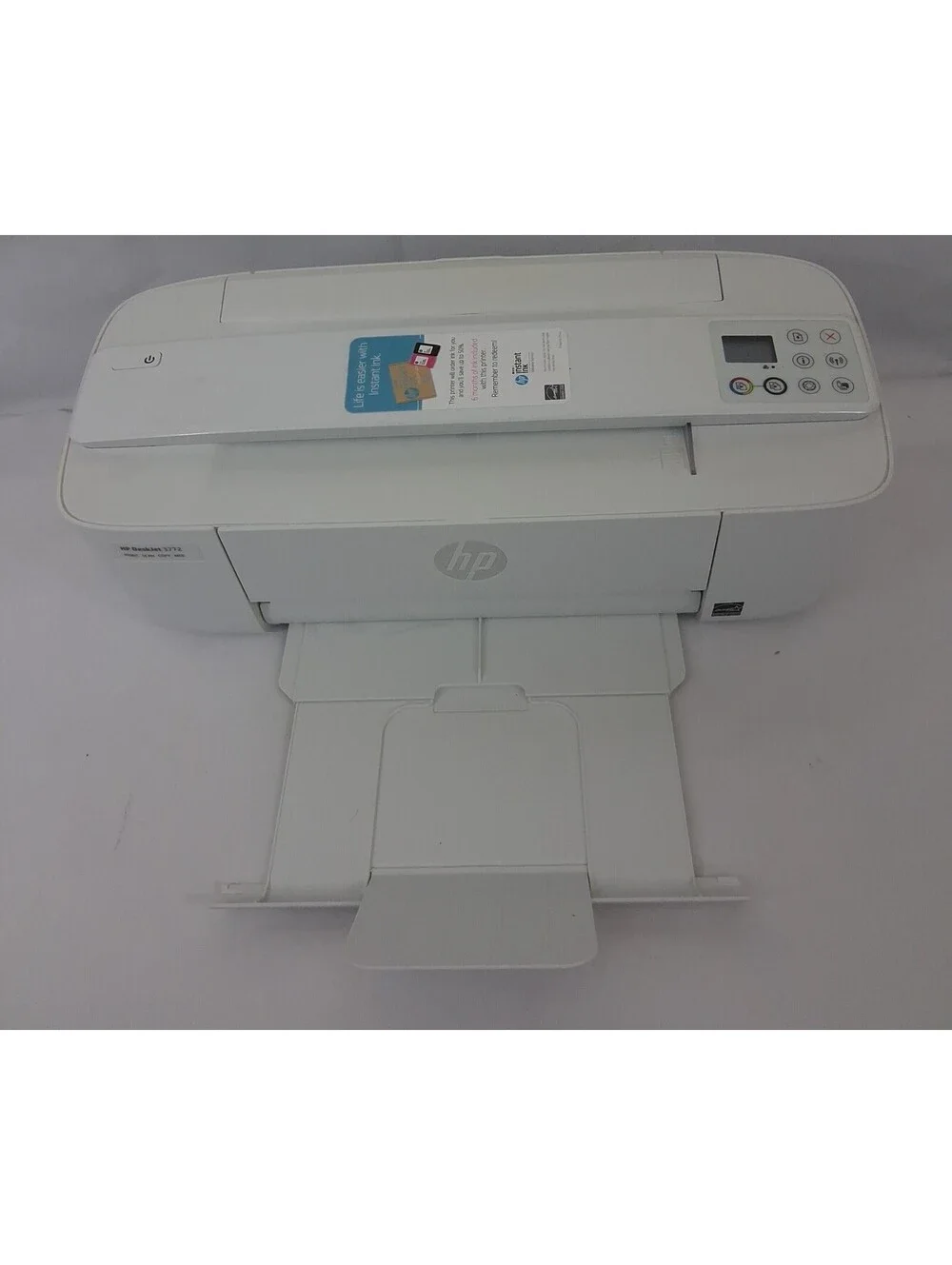 HP DeskJet 3772 All-in-One Wireless Color Inkjet Printer, Works!